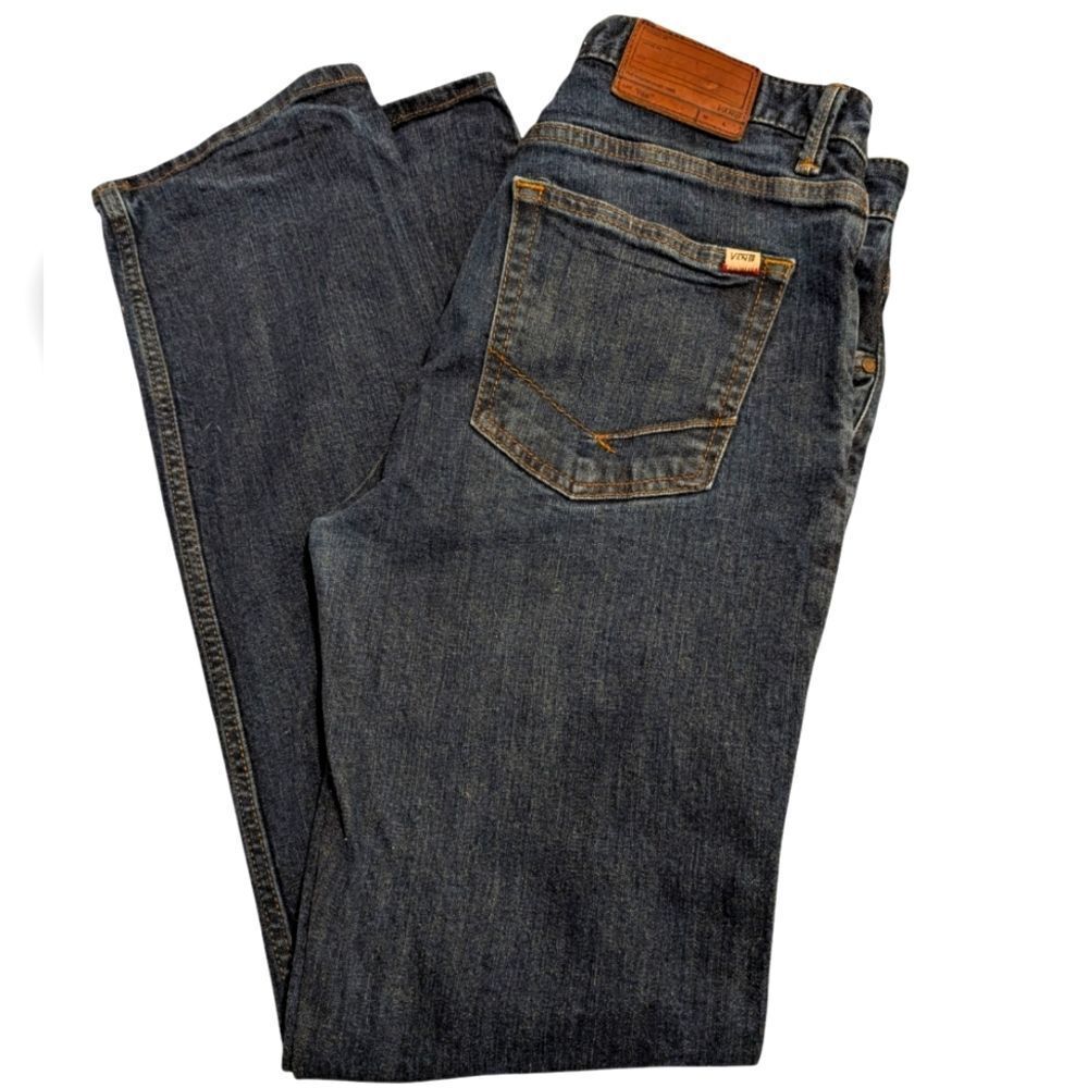 Vans y2k customized dark‎ wash men's denim jeans size 32x32